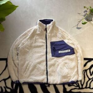 Bershka Reversible Sherpa Jacket
